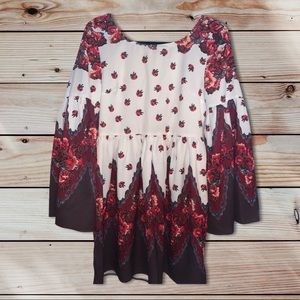 Beautiful Floral Open Back Dress